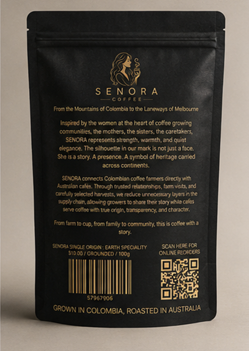 SENORA SINGLE ORIGIN- PREMIUM                                                                                                      .